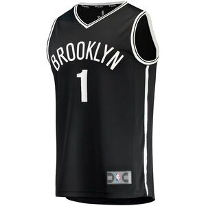 Men's Brooklyn Nets D'Angelo Russell Fanatics Black Fast Break XL